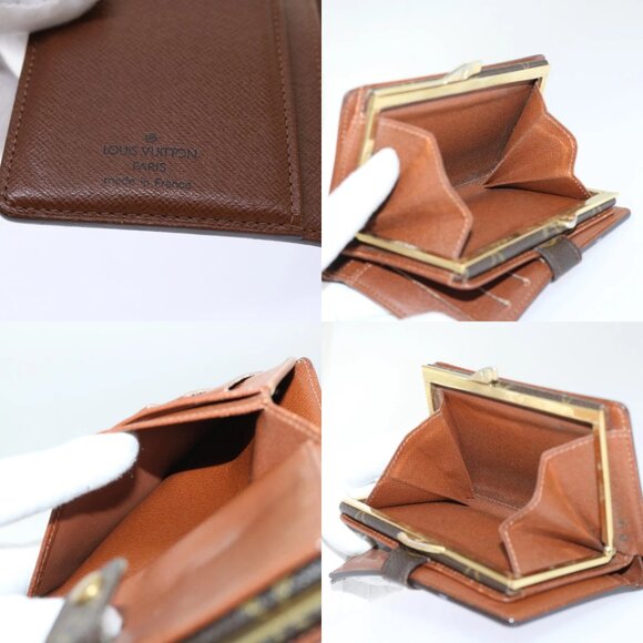 LOUIS VUITTON Monogram Porte Monnaie Billets Viennois Wallet M61663 Auth 50863 - Picture 13 of 14